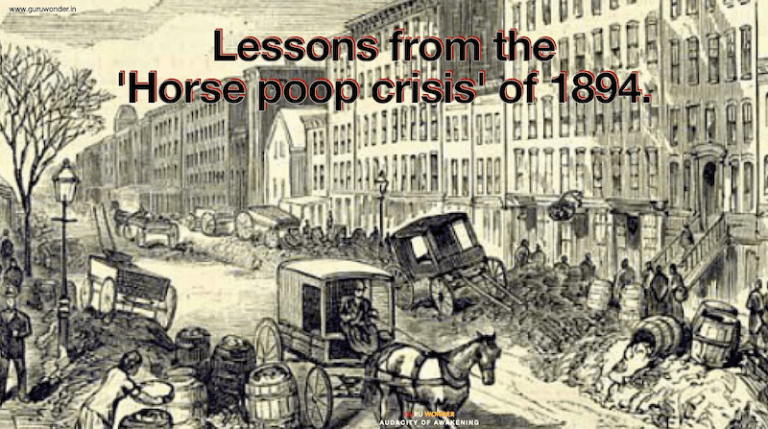 Lessons from the ‘HORSE POOP CRISIS’ of 1894